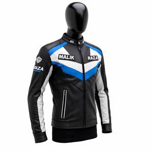 Chaqueta de cuero para motocicleta lista para enviar (RTS) | Logotipo personalizado disponible | Bajo MOQ a granel - Product Image 4