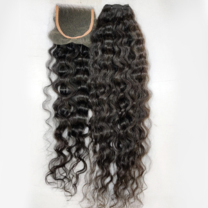 ผมหยักดิบอินเดียกับชิด CUTICLES 100% ธรรมชาติเดียวผู้บริจาคที่ยังไม่ได้ผมสามารถฟอกขาวถึง613ในราคาที่ดีที่สุด - Product Image 2