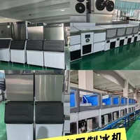 Máquina automática comercial para hacer cubitos de hielo de acero inoxidable, compresor Emerson de capacidad de 150kg-1000kg, uso doméstico con Emerso