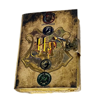 Livre des ombres imprimé Journal en cuir Harry P inspiré Blank Spell Journal Wiccan Witchcraft Junk Journal Hardcover Diary Gift