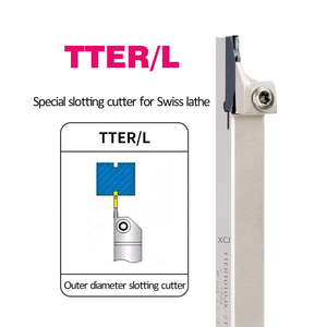 XCJ alta qualità in acciaio duro slot cutter TTER2020K-5-T25 per <span class=keywords><strong>CNC</strong></span> tornio strumento TDC inserti TTER <span class=keywords><strong>CNC</strong></span> porta attrezzi per scanalatura - Product Image 3