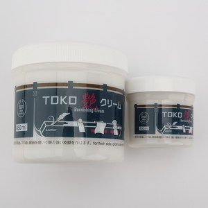 Crema pulidora TOKO de fabricación japonesa 100ml para artesanía en cuero para bordes laterales de carne de grano de cuero Oka Tokotuya - Product Image 4