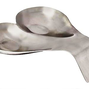 UNIQUE ITEM Double Stainless Steel <b>Spoon</b> <b>Rest</b> Brushed Finish Indian-Made Metal Kitchen Holder for Spatulas <b>Spoons</b> Tongs More - Product Image 6