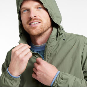 Veste matelassée en duvet de canard pour hommes manteau d'hiver à bulles de haute qualité coupe-vent à capuche léger rembourré en gros OEM - Product Image 3