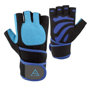 Guantes de Gimnasio Unisex de Neopreno y Cuero, Ligeros, Duraderos, Ajustables, para Levantamiento de Pesas, Talla Personalizable para Adultos - Product Image 1