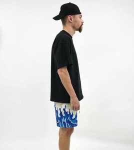 Short en maille à taille élastique pour hommes, couleur unie sur mesure, vente en gros de short en maille de sport de haute qualité, été à séchage rapide - Product Image 4