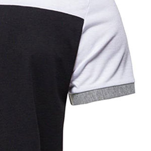 Alta calidad 88% poliéster 12% Spandex hombre comodidad Camiseta de punto cuatro vías estiramiento flor impresión Golf campo Polo camiseta - Product Image 6