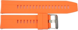 Correa de Reloj Deportiva Unisex JD467, Resistente al Agua, Silicona Naranja, Suave, Ligera, Transpirable, Duradera, 20-22mm, Acero Inoxidable - Product Image 6
