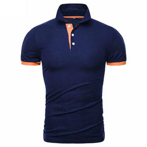 100% algodón poliéster Color sólido personalizado diseño superior alta calidad personalizado propio logotipo impresión manga corta hombres Polo camisa - Product Image 2
