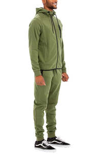 Survêtement de sport à capuche coupe ajustée, nouvelle conception, qualité supérieure, prix bas, pour l'hiver, personnalisable, idéal pour le jogging et la course à pied - Product Image 3