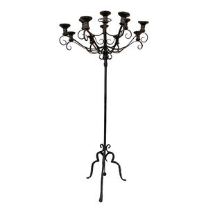 Support de bougies support de candélabre en métal de haute qualité avec 12 bras en métal pour l'éclairage de la décoration pour la maison hôtel décor de fête de mariage - Product Image 1