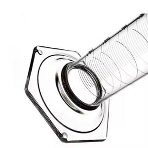 Cilindro graduado de medición con base hexagonal de vidrio de borosilicato transparente de 2000ml para laboratorio al por mayor - Product Image 5