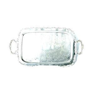 Grand plateau en aluminium de qualité supérieure pour serveur de nourriture Vaisselle de conception la plus récente Plateau à dessert idéal pour les événements de mariage - Product Image 1