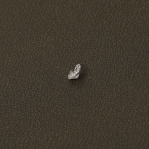 Diamant de laboratoire CVD de 0,6 carat, taille poire, couleur F, clarté VS1, serti, certifié IGI, pour la fabrication de bijoux - Product Image 2