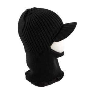 Masque de ski à un trou en tricot unisexe de qualité supérieure avec logo personnalisé, nouveau design, couleur personnalisée, masque de ski avec fermeture éclair, masque de ski - Product Image 2