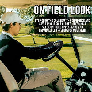 Gants de golf en tissu doux de meilleure qualité au design unique Gants de golf tout temps Promotion en gros Disponible en cuir de mouton - Product Image 6