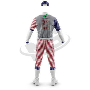 Bajo MOQ uniforme de béisbol tamaño personalizado jóvenes y adultos cosido Jersey 100% poliéster OEM ropa deportiva al por mayor - Product Image 2