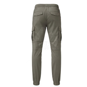 Wholesale <b>Men</b> <b>Cargo</b> Track Pants Straight Utility Pocket Details Athletic Casual <b>Jogger</b> Eco-Friendly Quick Dry Custom Logo - Product Image 5