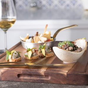 Planche à découper en acacia en gros d'usine pour bloc à découper en grain d'extrémité de cuisine plateau de service pour fromage du Vietnam - Product Image 3