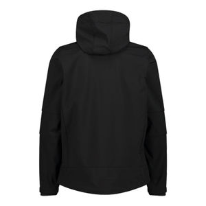 Vente en gros veste softshell saison d'hiver tissu fin coupe-vent respirant fermeture à glissière décontracté extérieur support à capuche plaine - Product Image 6