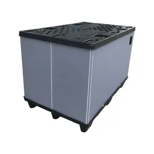 Vente en gros d'usine de haute qualité Heavy Duty PP Honeycomb Palet Sleeve Container KTP Box