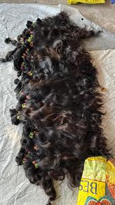 Cabello Remy Ondulado Natural Indio Negro Natural de Alta Calidad, 30 Pulgadas, 100% Cabello Humano, Doble Trama a Máquina para Extensiones y Pelucas - Product Image 5