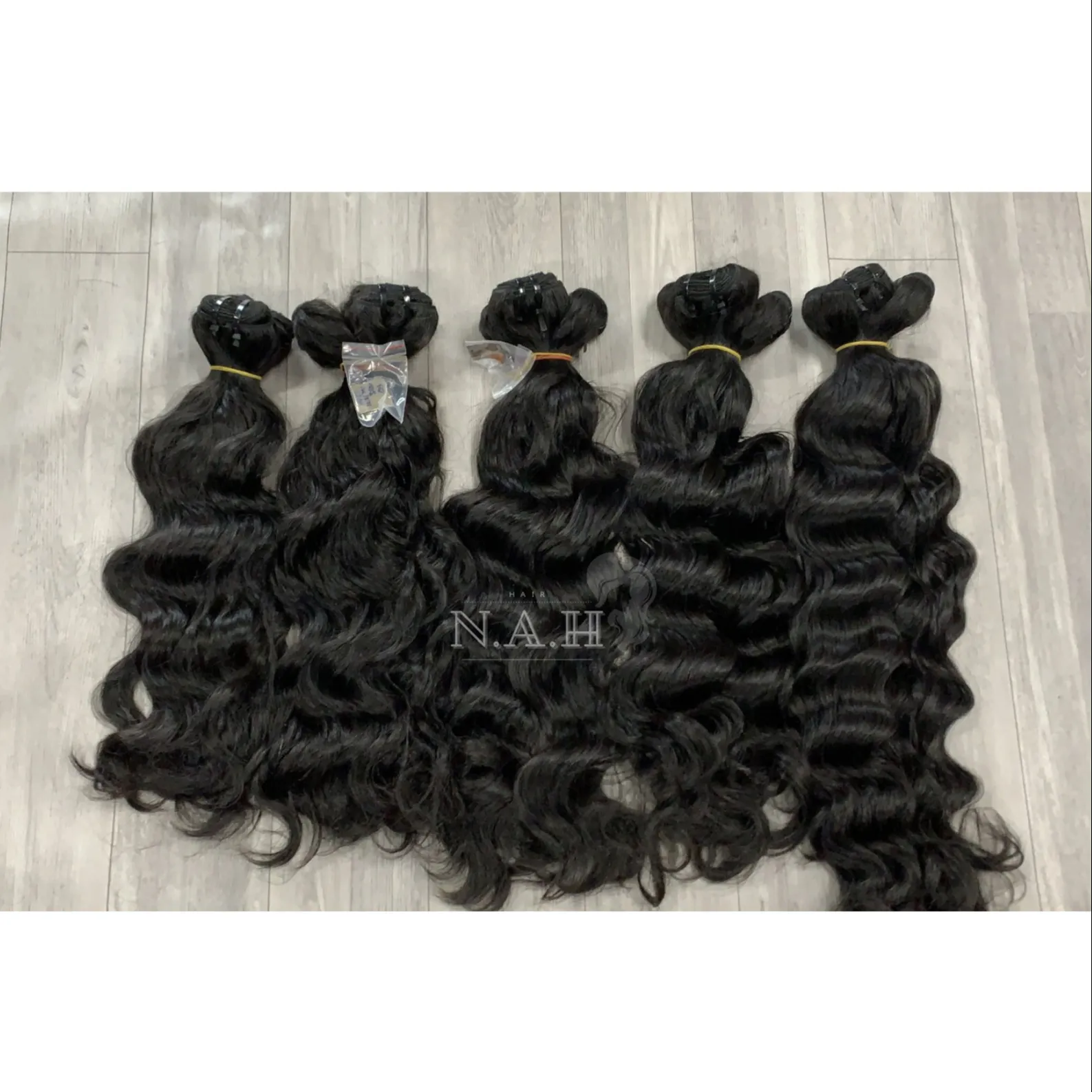 INSTOCK Vietnamese natural frontal hair straight blonde hair extensions