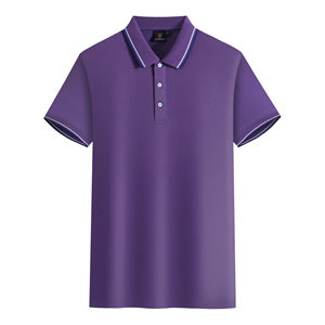 Polo de manga corta personalizado para hombre, camisa de polo de 100% algodón con el mejor estilo para hombre, diseño personalizado de marca propia - Product Image 4