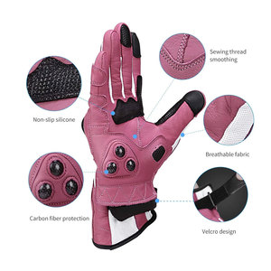 Guantes transpirables impermeables de dedo completo para motocicleta, cierre de bucle de gancho para uso Unisex, deportes, motocicleta, ciclismo, actividades al aire libre - Product Image 4