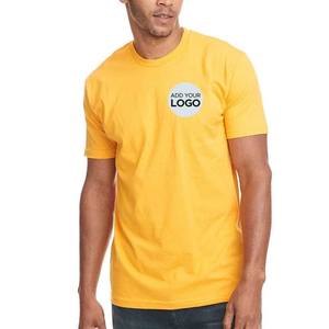 Amarillo Naranja Unisex Tri-blend Camisetas Premium Fitted Short-Sleeve Crew (3600) Camiseta - Product Image 1