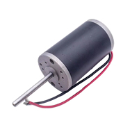 Moteur DC à balais de charbon 12V, couple max. 65 MN.m, aimant permanent, certifié ISO9001 pour vélos électriques, appareils électroménagers et ventilateurs