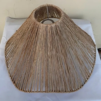 Lámpara colgante hecha a mano, lámpara de pared de ratán, artículo artesanal, artesanía de bambú, decoración del hogar, OEM, ODM, hecho en Vietnam