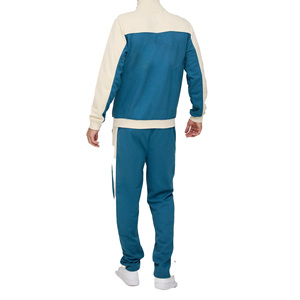 100% coton coupe régulière quart fermeture éclair à capuche col entonnoir Streetwear imprimé couleur bloc cordon fermeture écologique hiver - Product Image 2