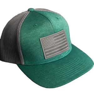 Sombreros de camionero Espuma personalizada Parche de cuero en relieve Logo Perfil alto 6 Panel Malla Volver Gorras deportivas Venta caliente ODM Vietnam Headwear - Product Image 6