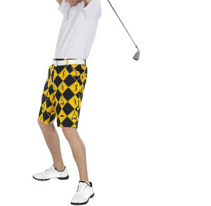 Shorts d'entraînement d'été pour hommes de haute qualité, séchage rapide, respirant, motif imprimé, golf, décontracté, exercice, coton écologique, vente en gros - Product Image 5