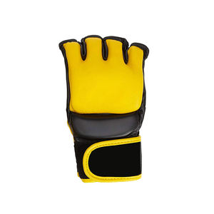 Équipement de boxe professionnel à succès OEM, gants de MMA en cuir, demi-doigts, cuir PU durable, gants de MMA, vêtements d'arts martiaux - Product Image 5