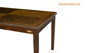 Juego de Comedor de Madera Estilo Americano Royaloak New York para 6 Personas, Mesas de Comedor Contemporáneas para 6 Personas - Product Image 4