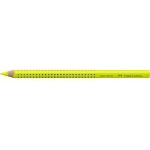 Surligneur sec néon Faber-Castell Jumbo GRIP 5,3 mm Jaune Triangulaire - Product Image 1