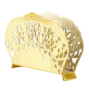 Support de porte-mouchoirs en laiton Design à la mode pour décorations de table d'hôtel Clubhouse Design antique - Product Image 4