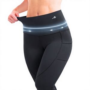Leggings de Compresión Sólidos de Alto Rendimiento para Mujer, Tejido que Absorbe la Humedad para un Soporte Muscular Óptimo para Gimnasio y Running - Product Image 6