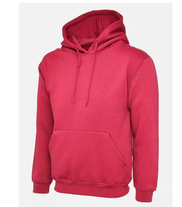 Pull à capuche rose de haute qualité pour hommes, sweat-shirt à fermeture éclair personnalisé, motif imprimé doux et solide 100% coton doublé saison d'automne - Product Image 1