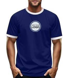 Camisetas de Manga Corta con Cuello Redondo 100% Algodón para Hombre, Ajustadas, Personalizables, Transpirables - Product Image 5