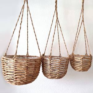 Prix le plus bas pour des pots de plantes suspendus en jacinthe d'eau, écologiques, en gros, pots de plantes suspendus - Product Image 1