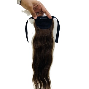 ผมต่อแบบลอนธรรมชาติสำหรับผู้หญิงผมต่อทรงหางม้า - Product Image 2