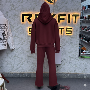 Survêtement en polaire écologique pour homme, toutes tailles, style streetwear hiver, nouveau design, taille élastique, polyester/coton - Product Image 2