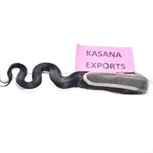 Brazilian 2*<b>6</b> Closure Fblhair Raw Wholesale Virgin 100% Weave natural <b>color</b> black women cuticle aligned deep wave Human <b>Hair</b> - Product Image 3