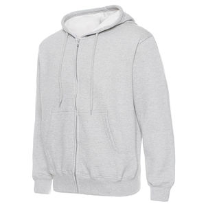 Sweat-shirt à capuche en molleton 100% coton pour homme, automne-hiver, sport, coupe régulière, grande taille, couleur unie, décontracté, pull à capuche - Product Image 3