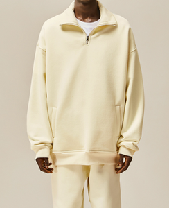 Survêtement d'hiver personnalisé Ville Sports Premium à col rond, 100 % coton, séchage rapide, sweat-shirt et pantalon de survêtement - Product Image 3