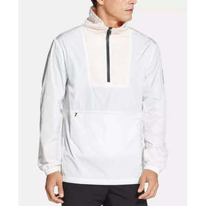 Giacca reversibile da uomo DKNY con zip a 1/4 e logo stampato, bianca, taglie XS-XL, casual, con colletto alla coreana e chiusura a zip, ricamata, per la primavera - Product Image 3