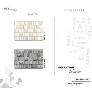 Colores brillantes Diseños personalizados 300x450mm 30x45cm 12x18 pulgadas Elevación Cerámica Azulejos de pared y piso para elevación Diseño 3D - Product Image 4